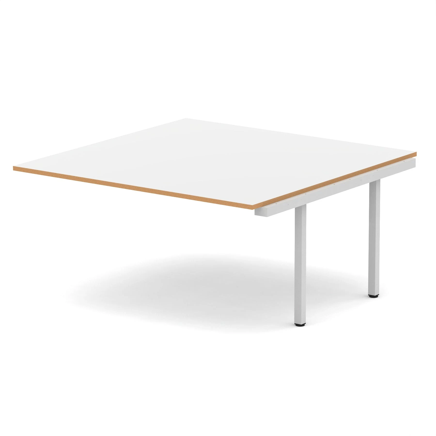 Evolve Plus 1600mm Square Boardroom Table Extension Kit - Silver