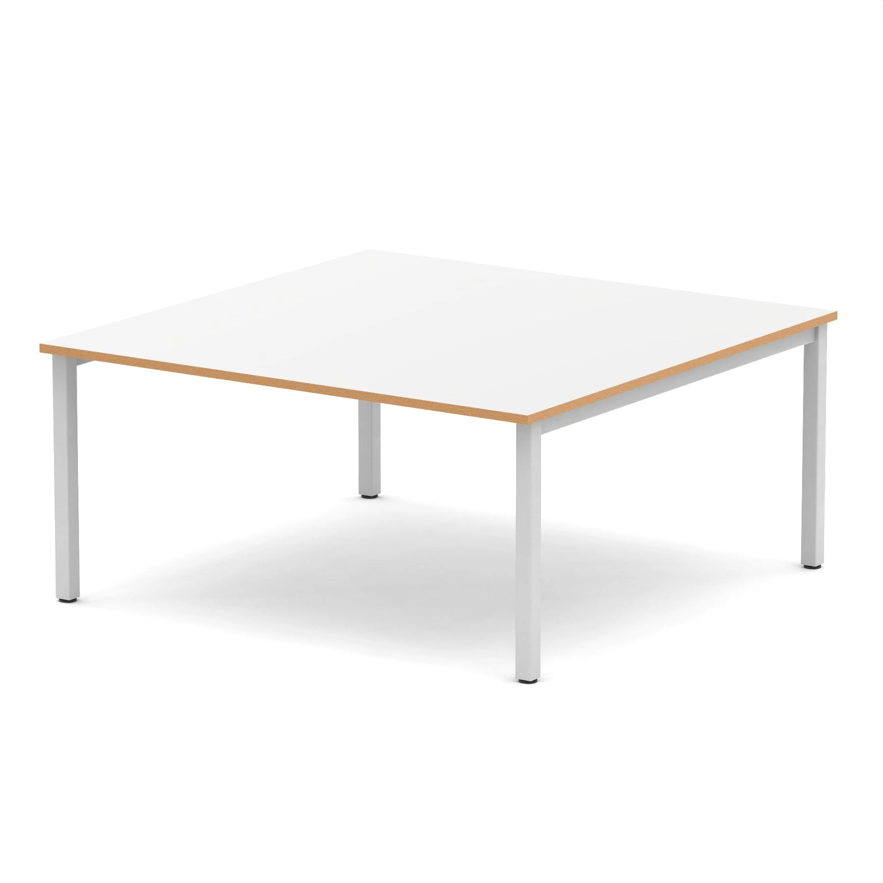 Evolve Plus 1600mm White Square Boardroom Meeting Table