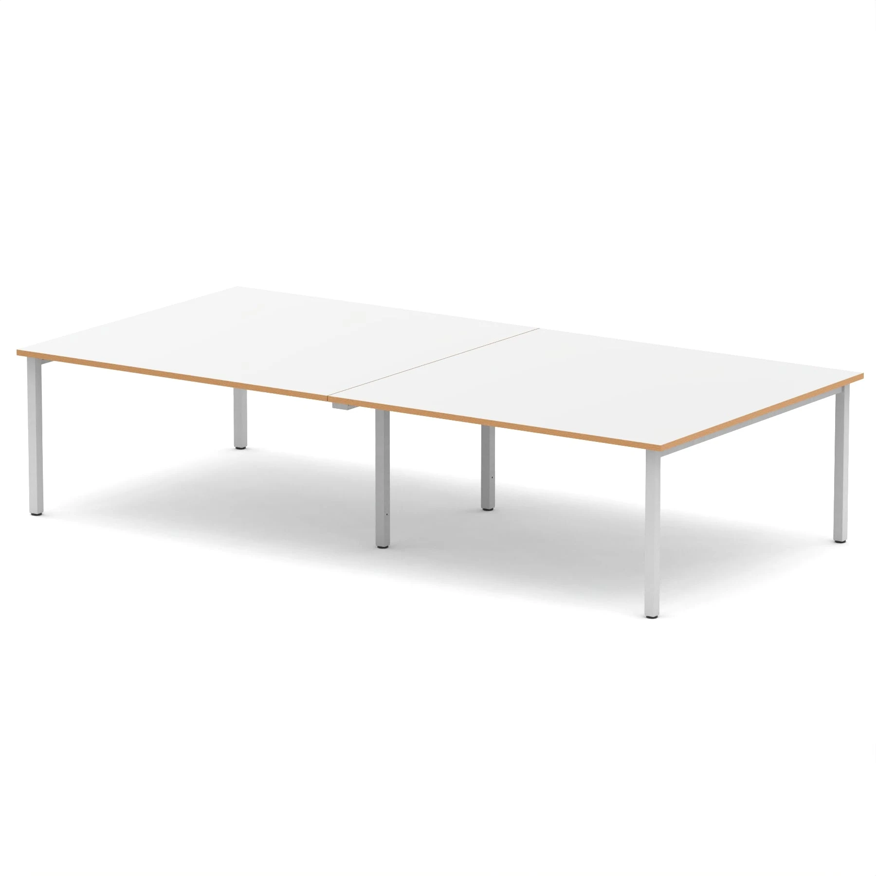 Evolve Plus Rectangular Boardroom Table - 320cm / Silver
