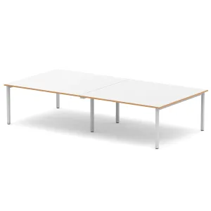 Evolve Plus Rectangular Boardroom Table - 320cm / Silver