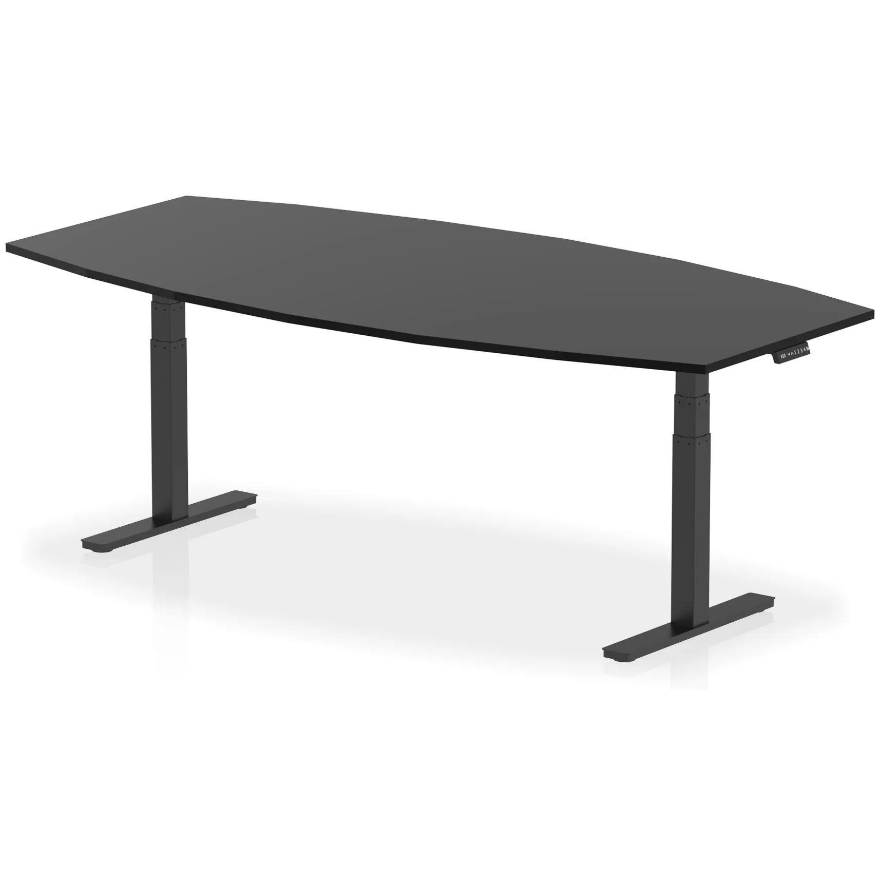 High Gloss Writable Height Adjustable Boardroom Table