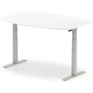 High Gloss Writable Height Adjustable Boardroom Table