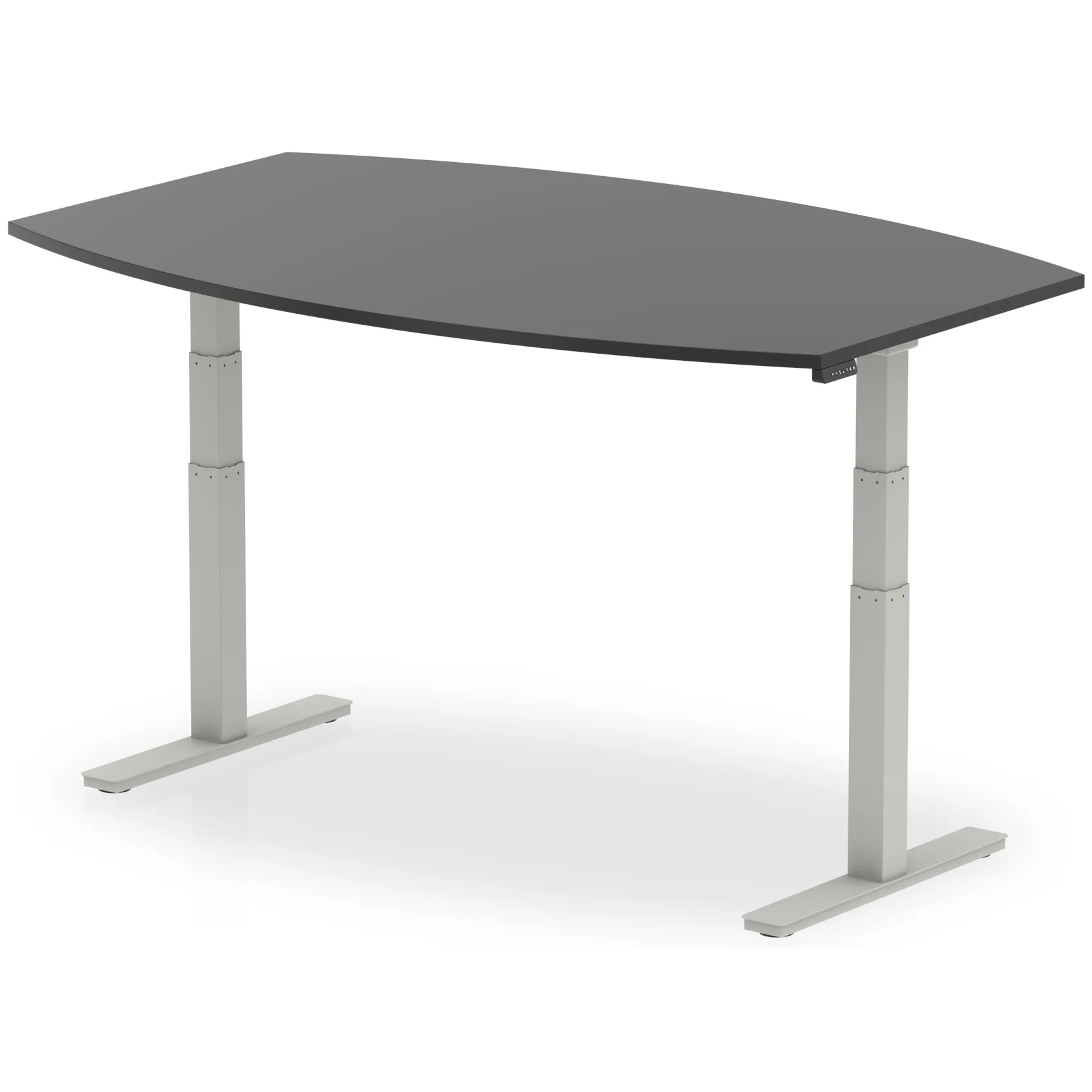 High Gloss Writable Height Adjustable Boardroom Table