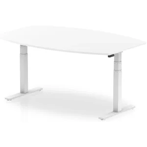 High Gloss Writable Height Adjustable Boardroom Table