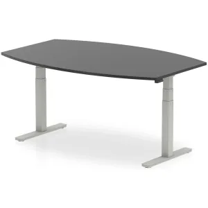High Gloss Writable Height Adjustable Boardroom Table