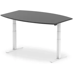 High Gloss Writable Height Adjustable Boardroom Table