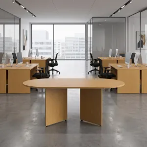 Impulse Arrowhead Leg Boardroom Meeting Table