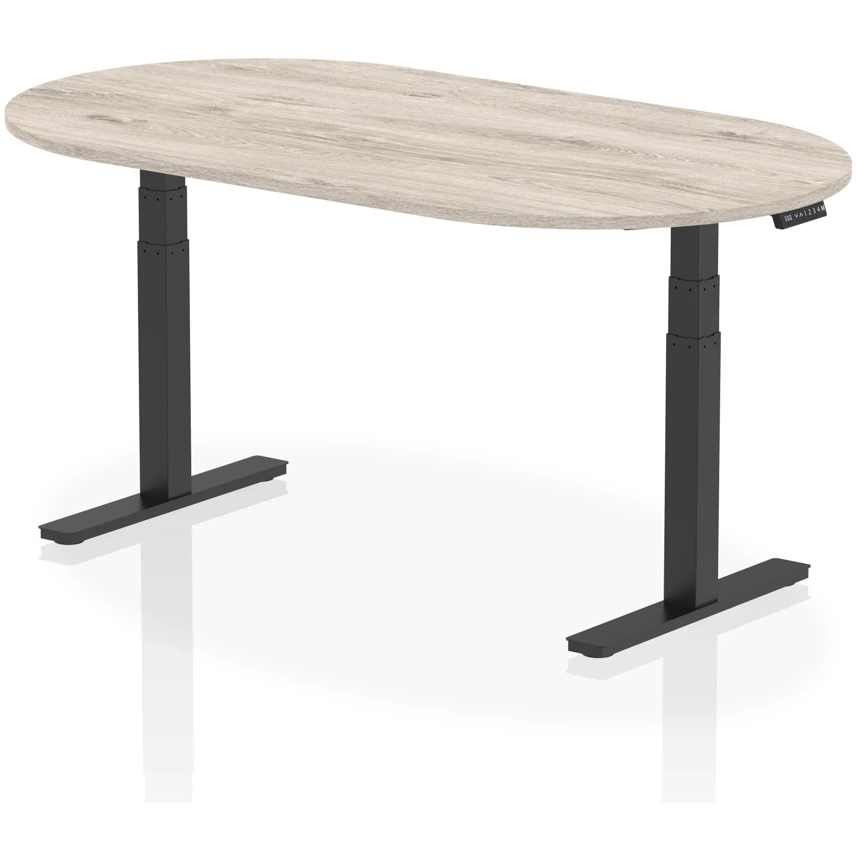 Impulse Height Adjustable D-End Boardroom Table