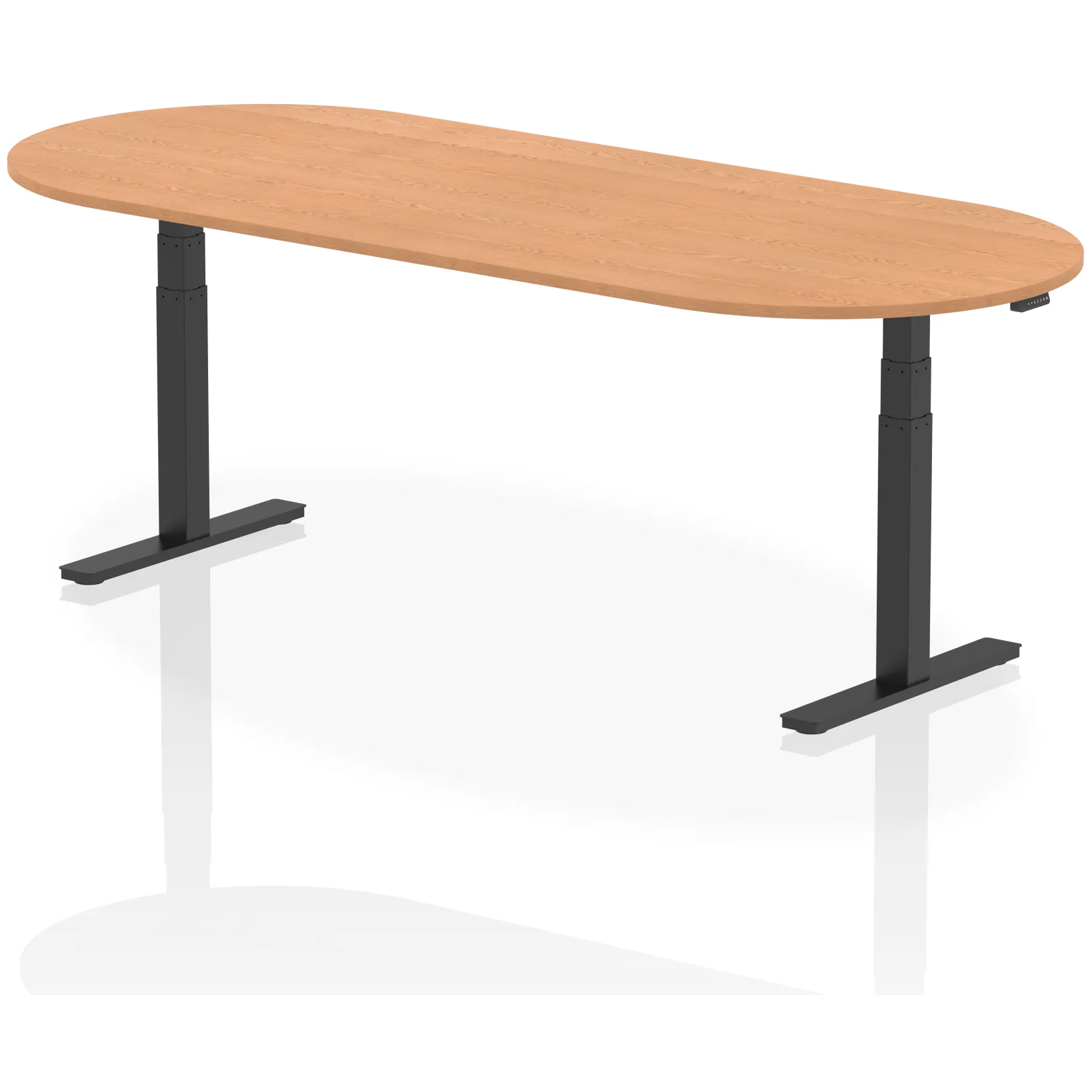Impulse Height Adjustable D-End Boardroom Table