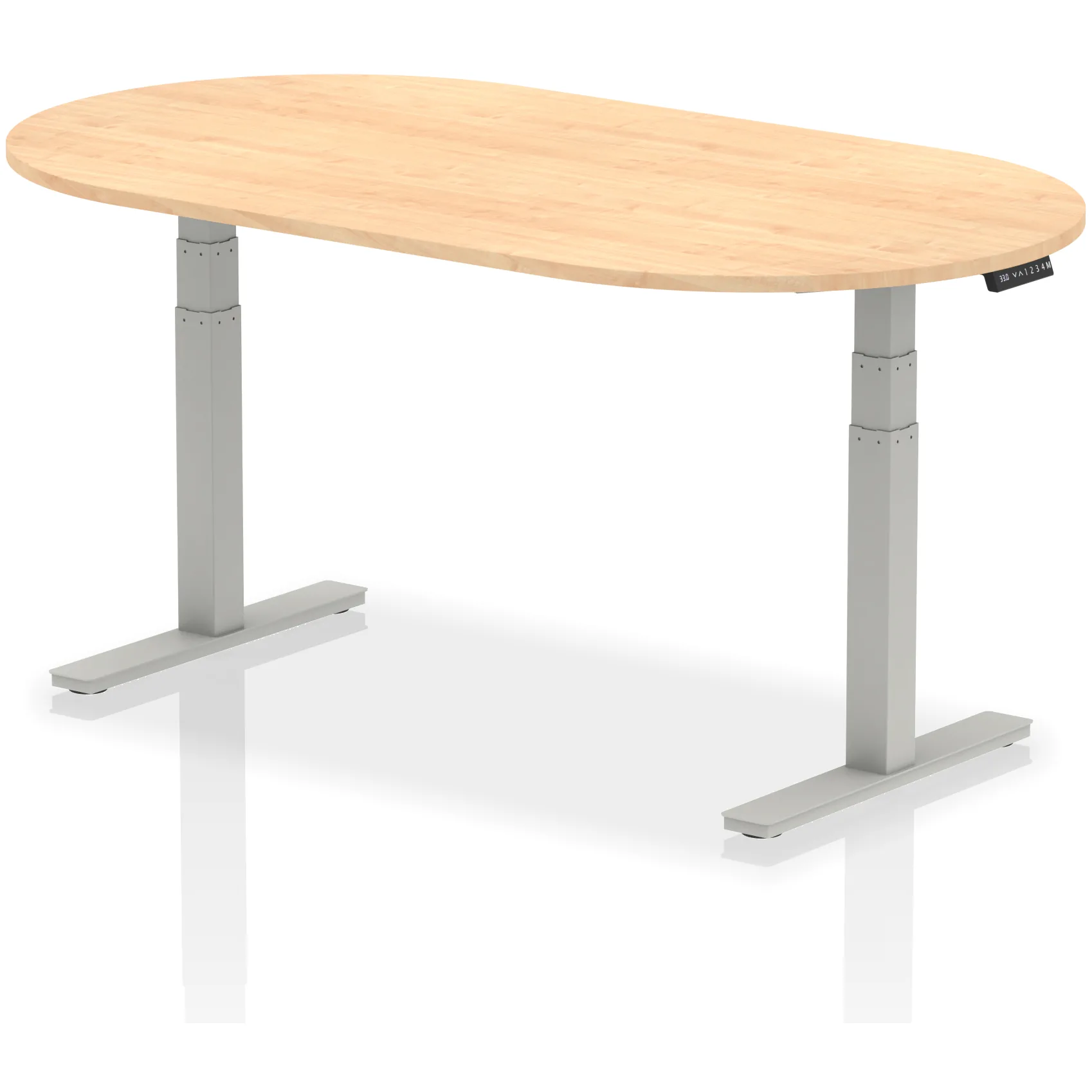 Impulse Height Adjustable D-End Boardroom Table