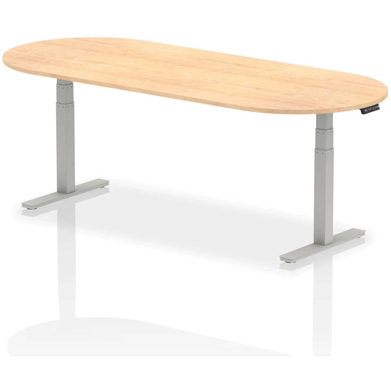 Impulse Height Adjustable D-End Boardroom Table