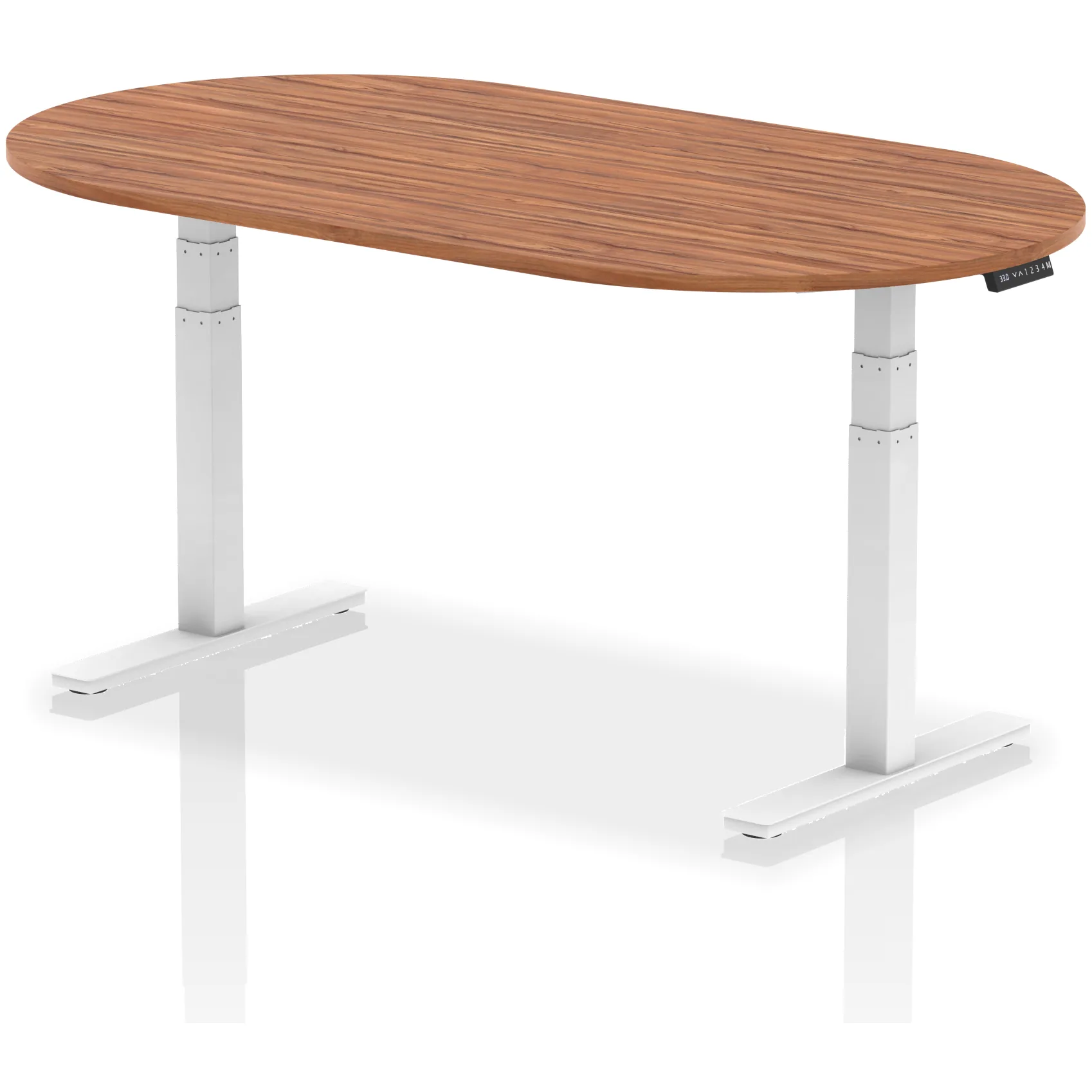 Impulse Height Adjustable D-End Boardroom Table