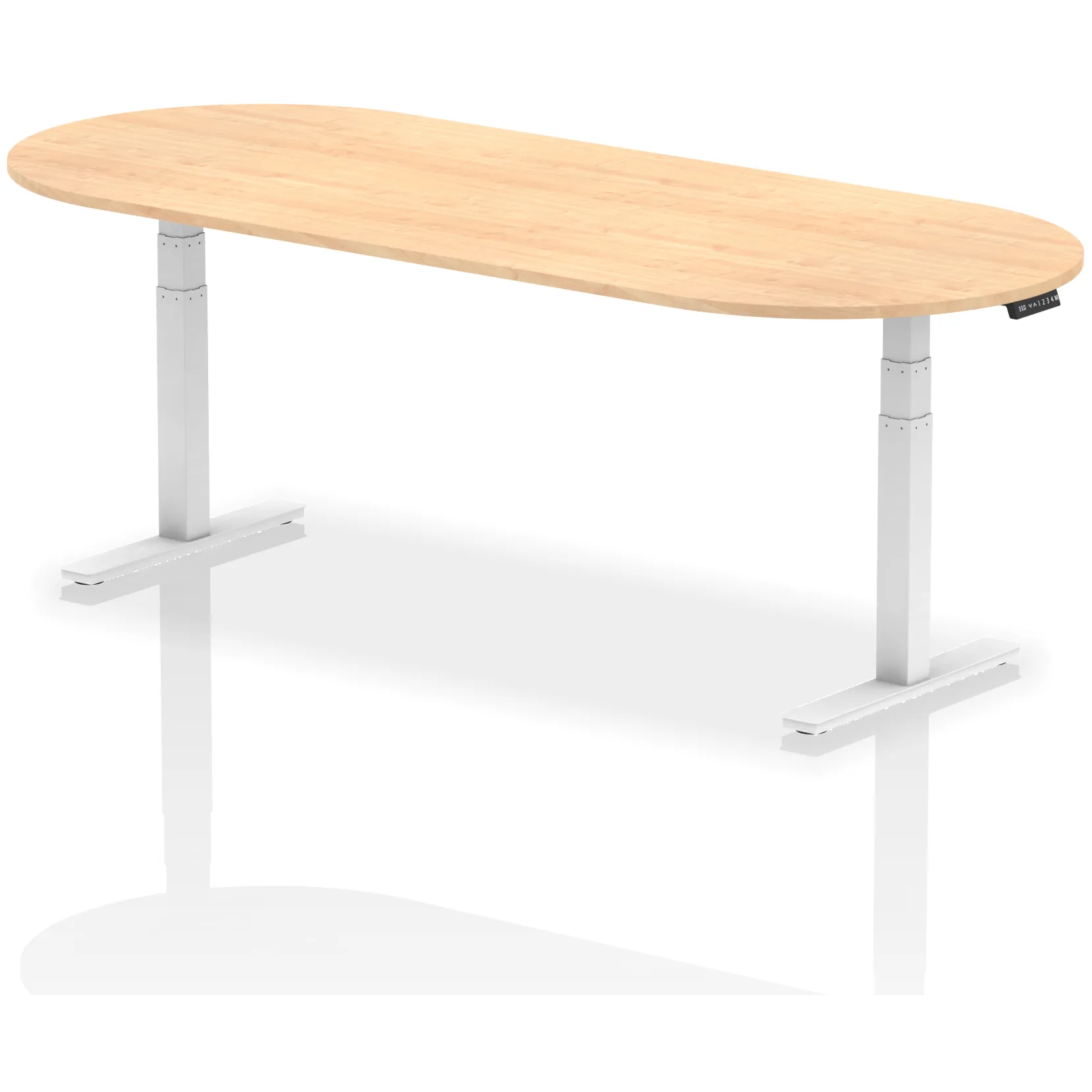Impulse Height Adjustable D-End Boardroom Table