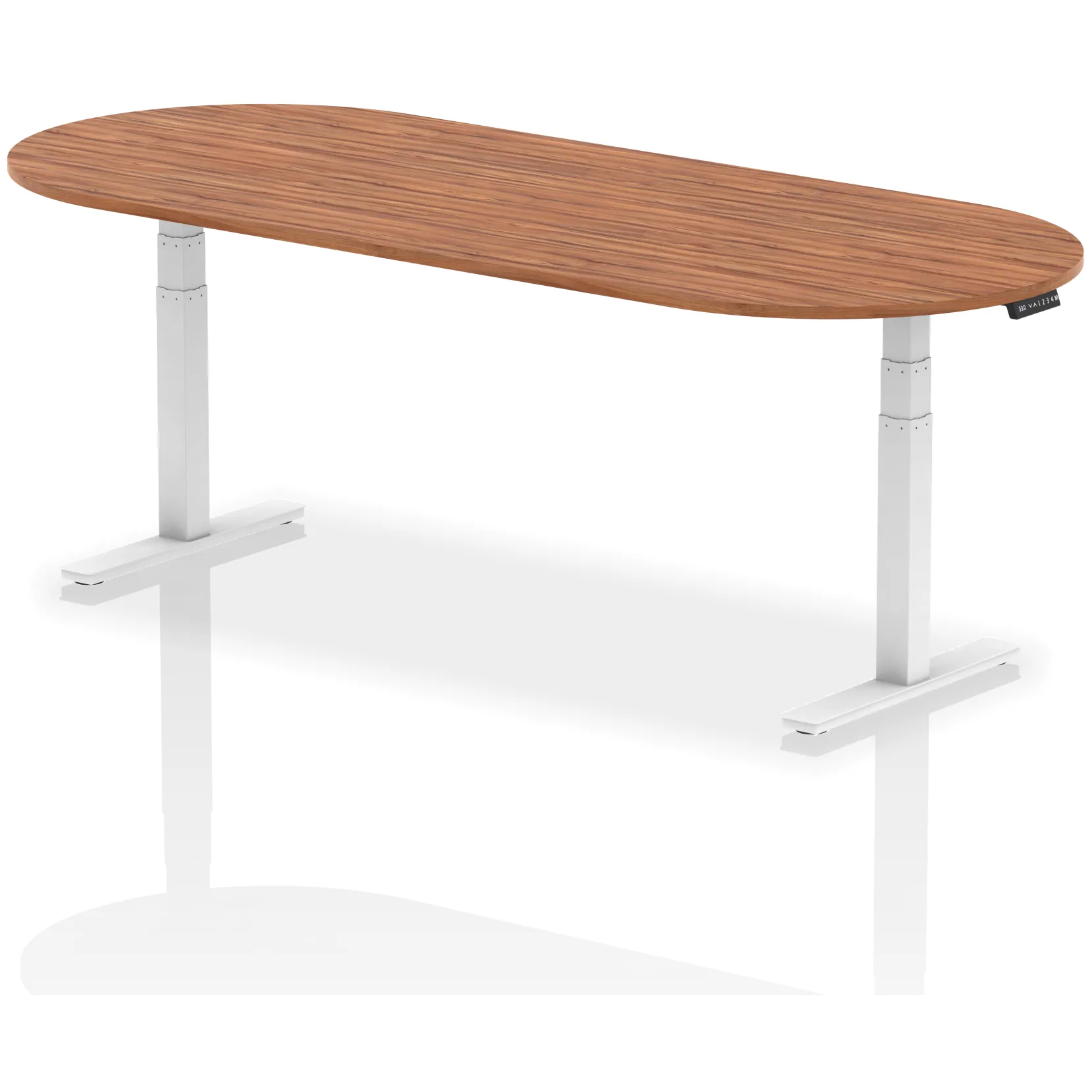 Impulse Height Adjustable D-End Boardroom Table