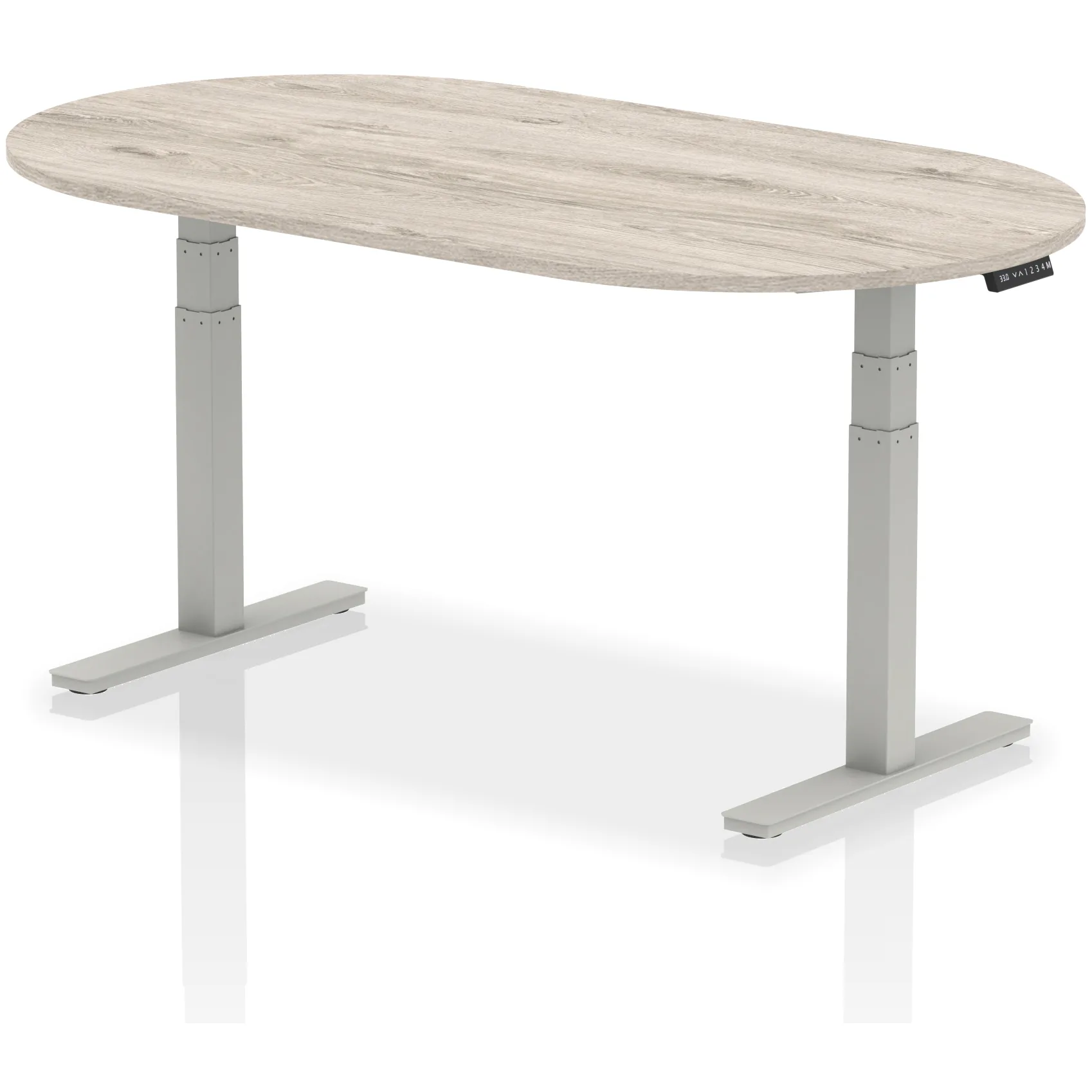Impulse Height Adjustable D-End Boardroom Table