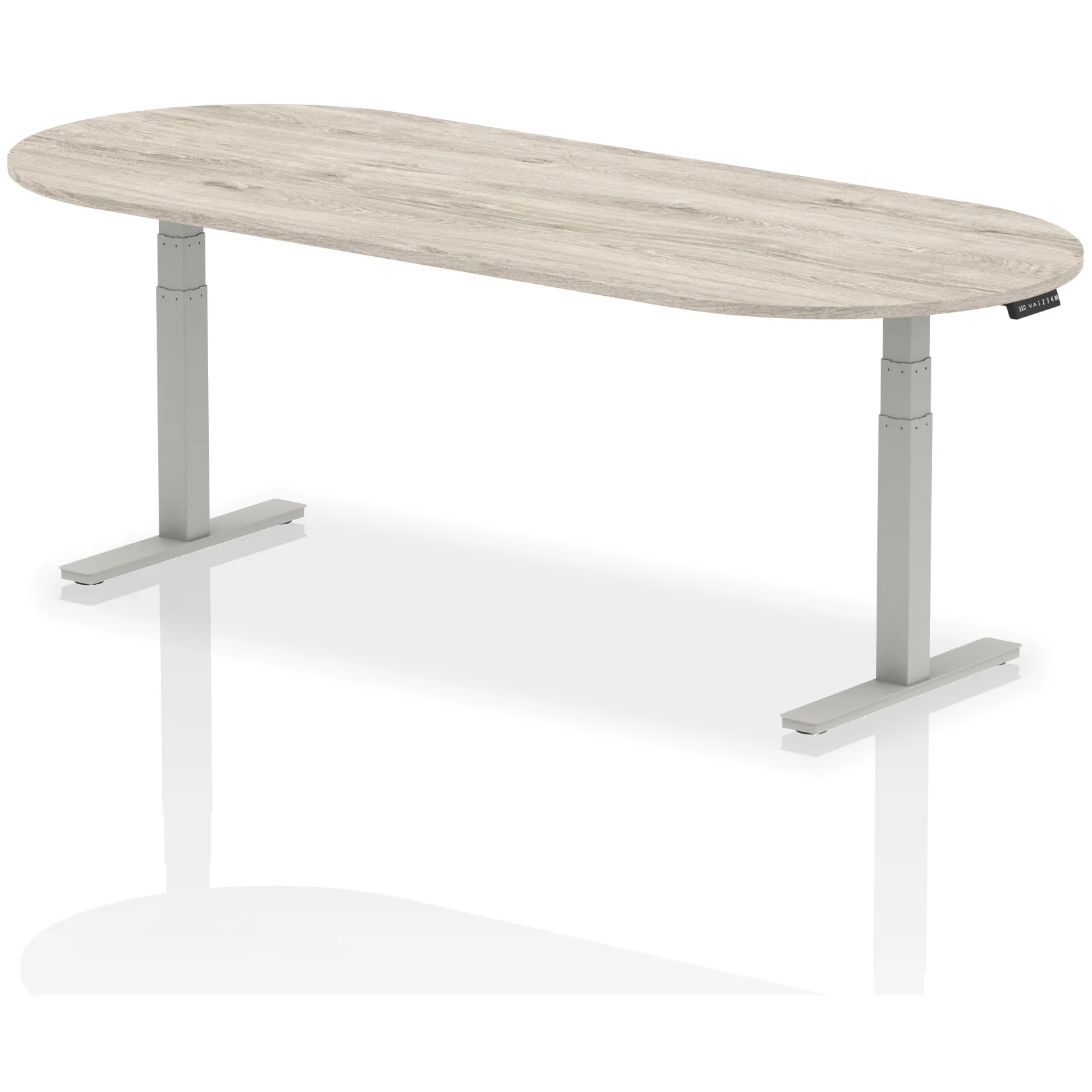 Impulse Height Adjustable D-End Boardroom Table