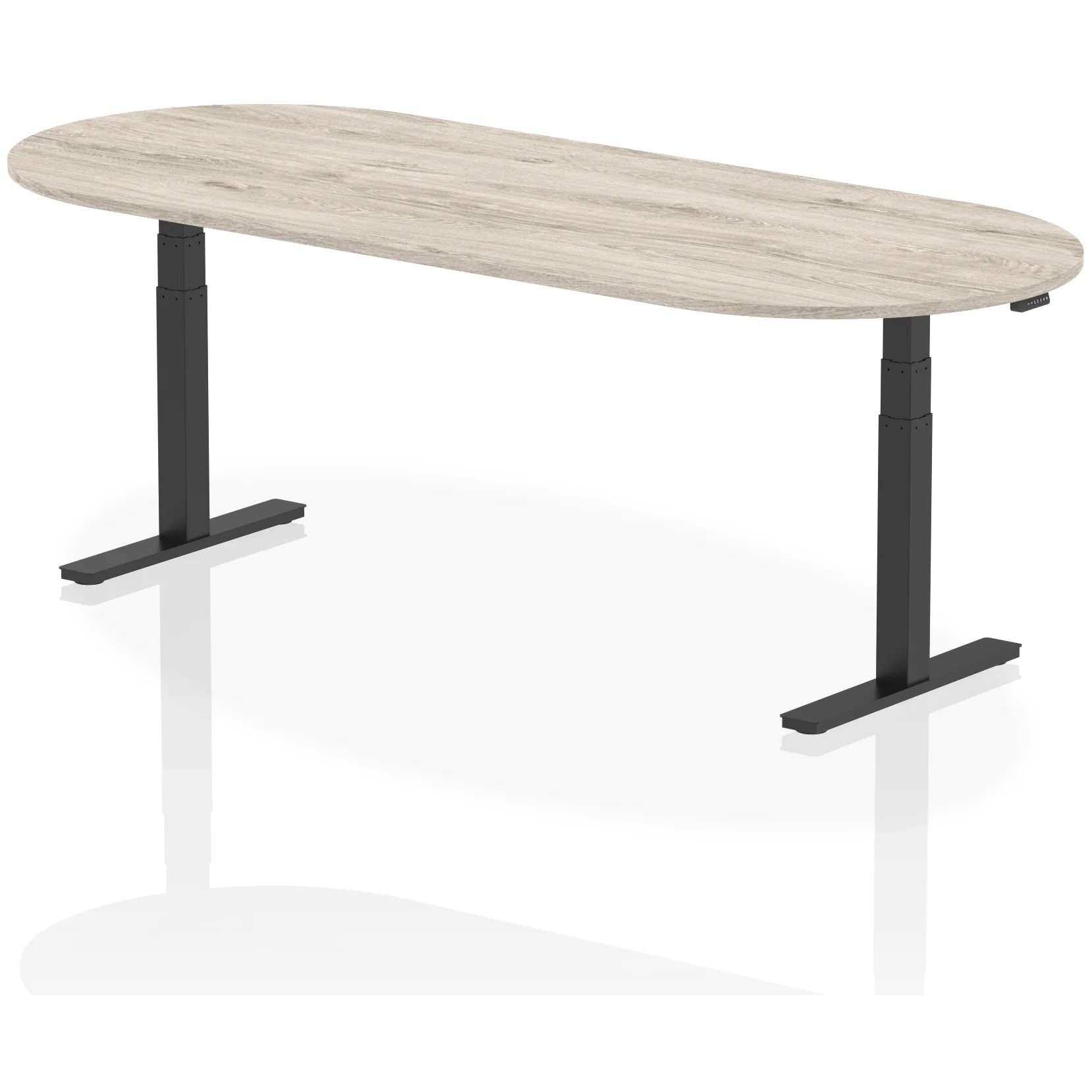 Impulse Height Adjustable D-End Boardroom Table
