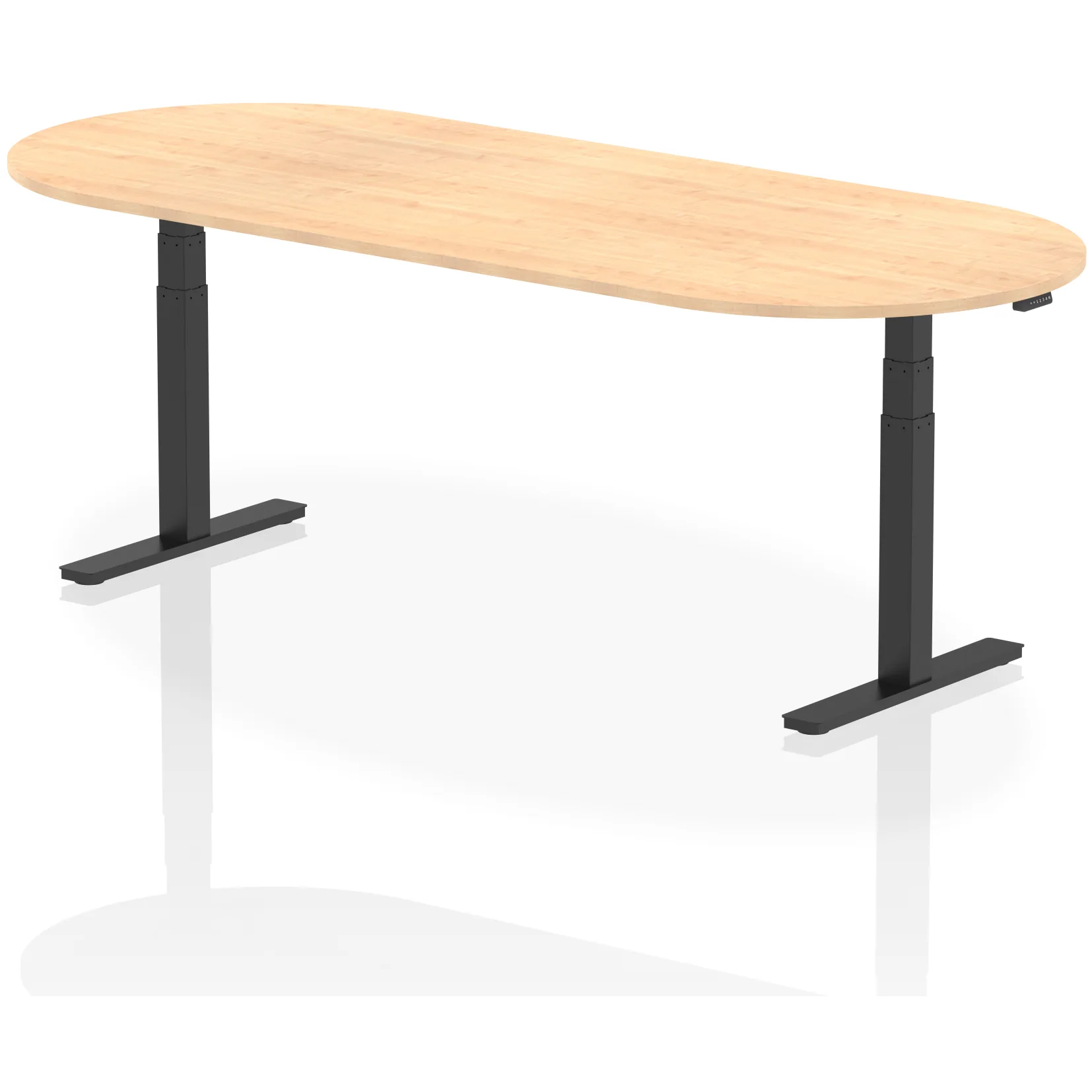 Impulse Height Adjustable D-End Boardroom Table