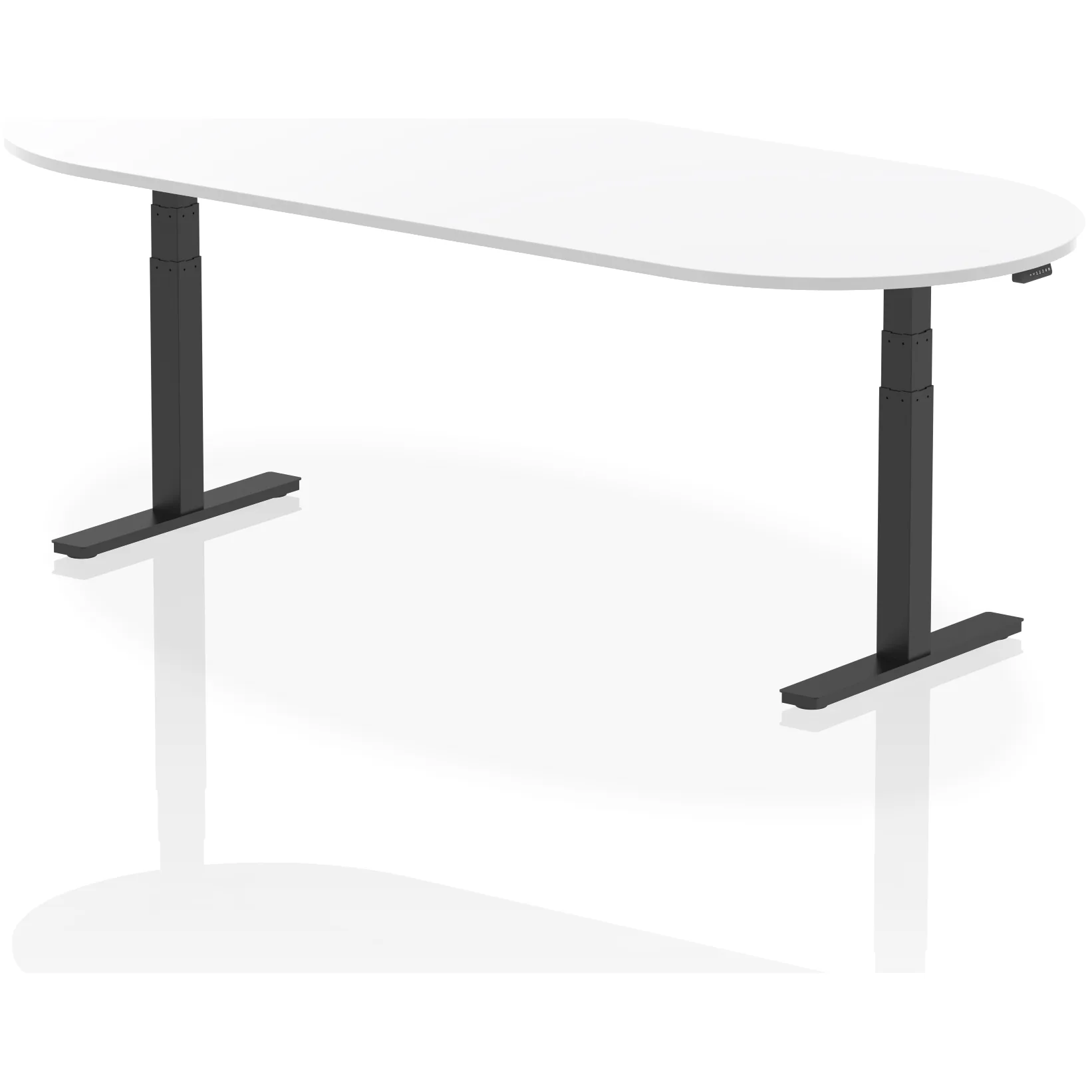 Impulse Height Adjustable D-End Boardroom Table