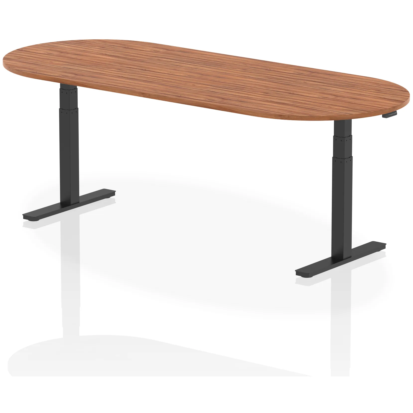 Impulse Height Adjustable D-End Boardroom Table