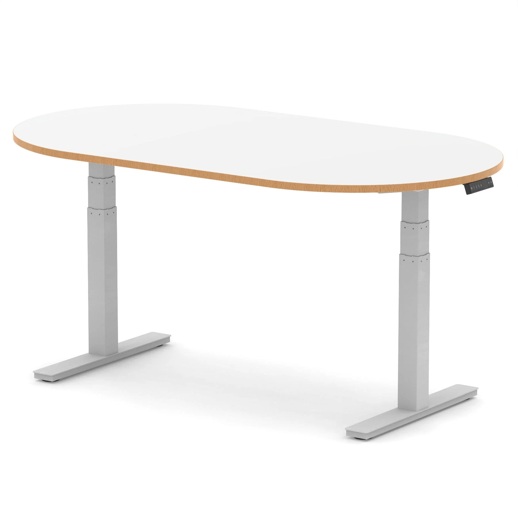 Impulse Height Adjustable D-End Boardroom Table