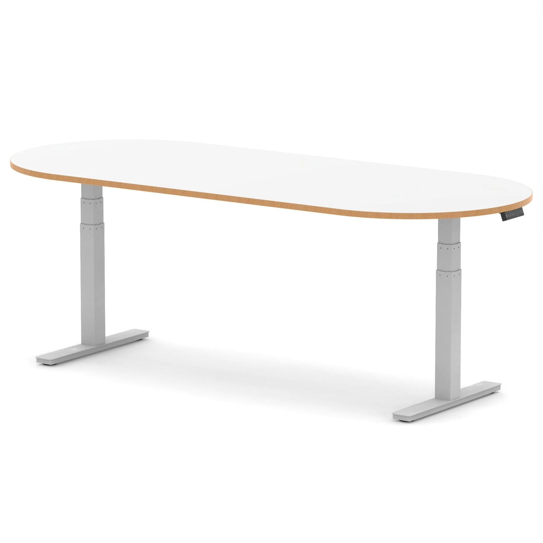 Impulse Height Adjustable D-End Boardroom Table