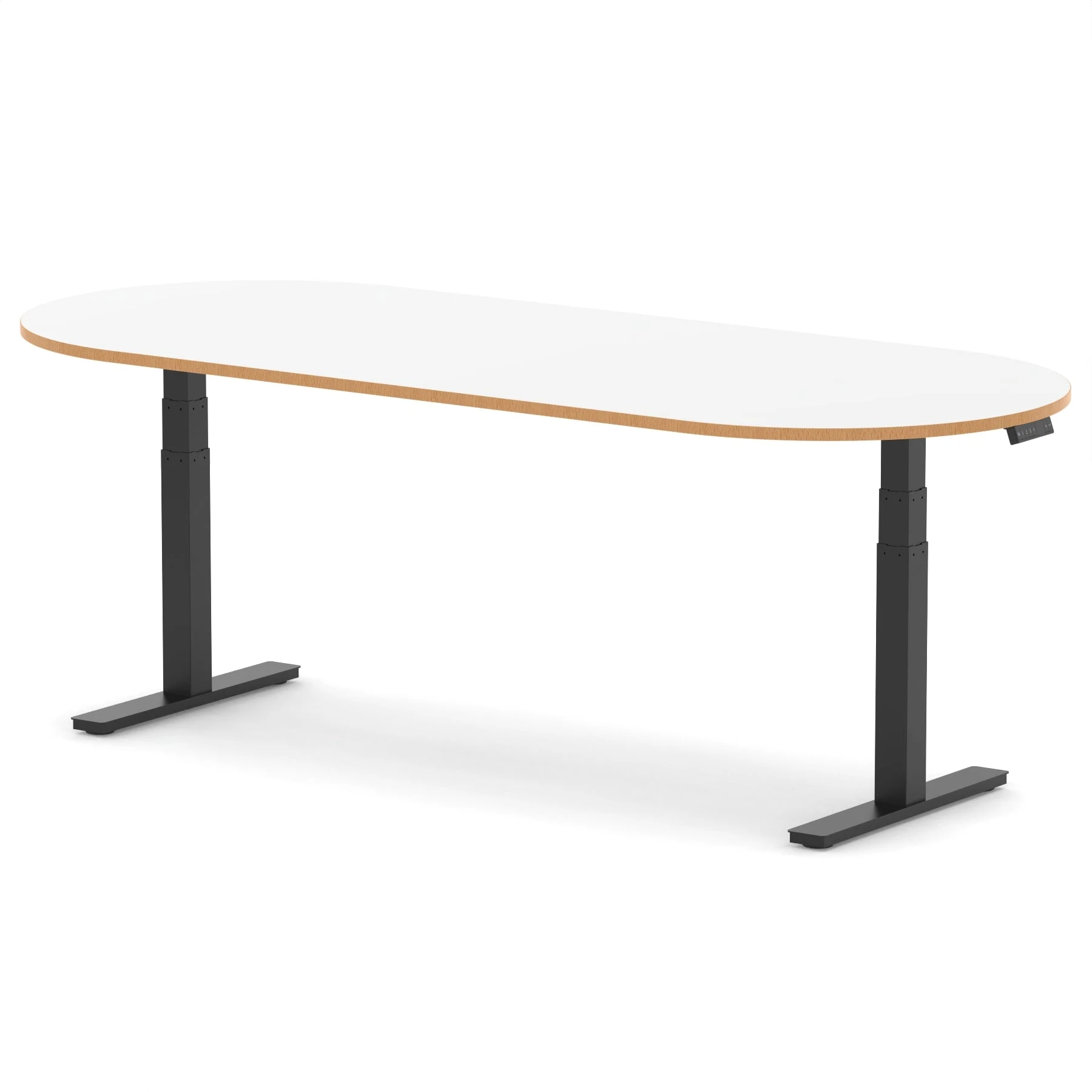 Impulse Height Adjustable D-End Boardroom Table