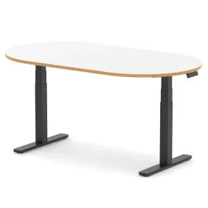 Impulse Height Adjustable D-End Boardroom Table