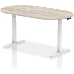 Impulse Height Adjustable D-End Boardroom Table