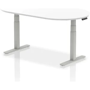 Impulse Height Adjustable D-End Boardroom Table