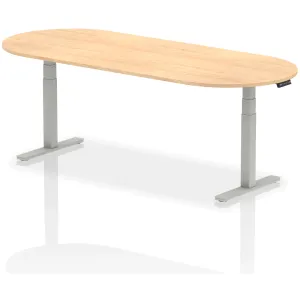 Impulse Height Adjustable D-End Boardroom Table