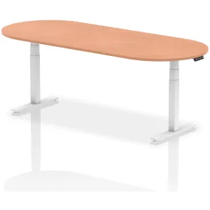 Impulse Height Adjustable D-End Boardroom Table
