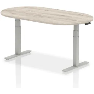 Impulse Height Adjustable D-End Boardroom Table