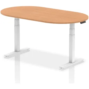 Impulse Height Adjustable D-End Boardroom Table