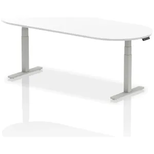 Impulse Height Adjustable D-End Boardroom Table