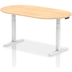 Impulse Height Adjustable D-End Boardroom Table