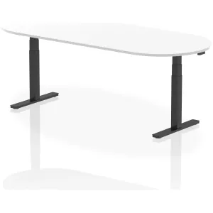 Impulse Height Adjustable D-End Boardroom Table