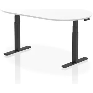 Impulse Height Adjustable D-End Boardroom Table