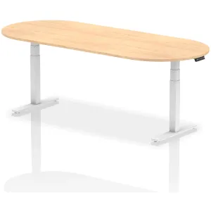 Impulse Height Adjustable D-End Boardroom Table