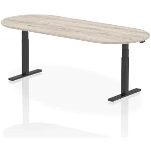 Impulse Height Adjustable D-End Boardroom Table