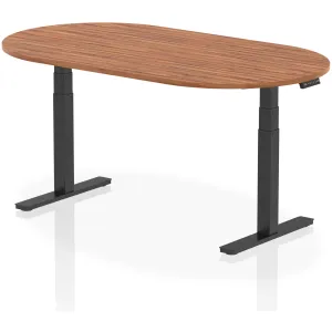 Impulse Height Adjustable D-End Boardroom Table