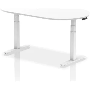 Impulse Height Adjustable D-End Boardroom Table