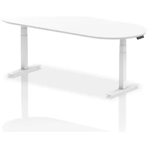 Impulse Height Adjustable D-End Boardroom Table