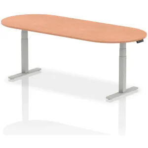 Impulse Height Adjustable D-End Boardroom Table