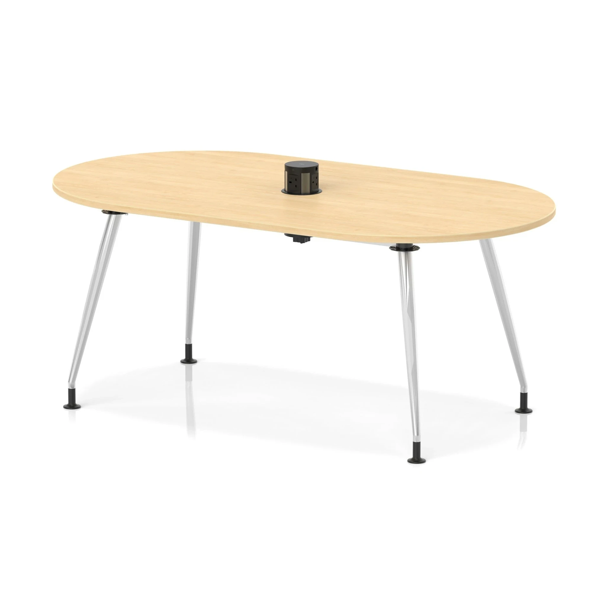 Impulse Leg Frame D-End Boardroom Meeting Table