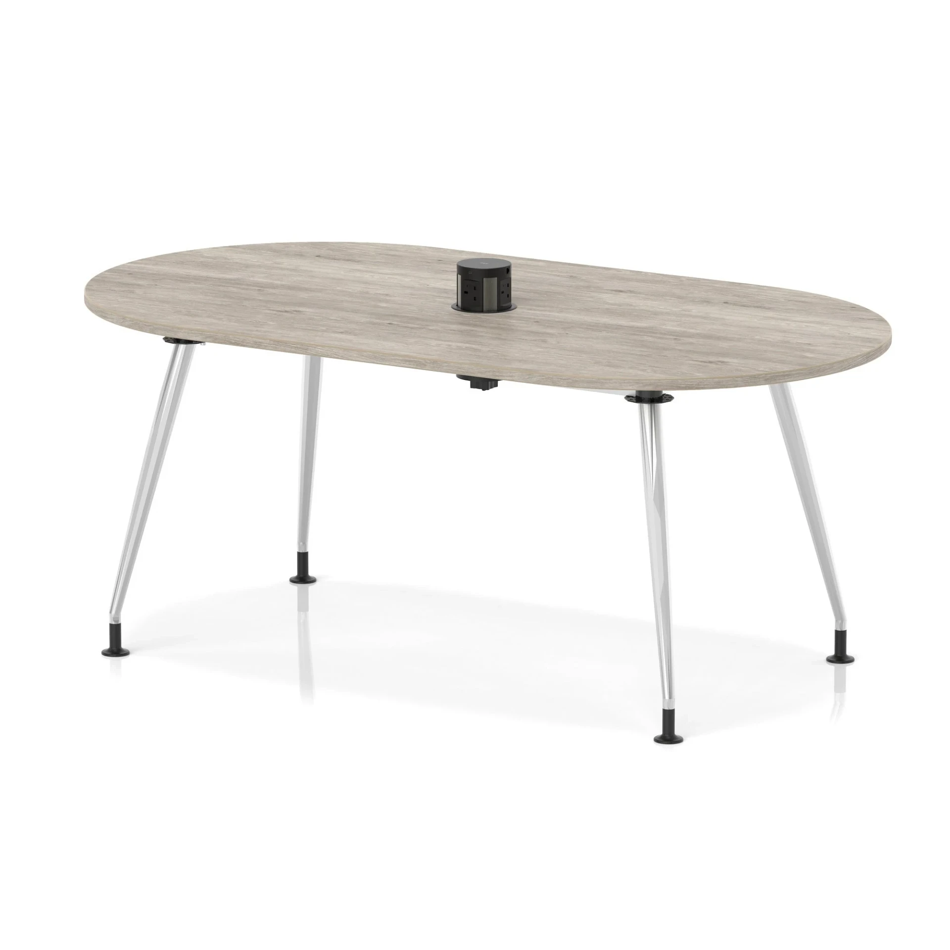 Impulse Leg Frame D-End Boardroom Meeting Table