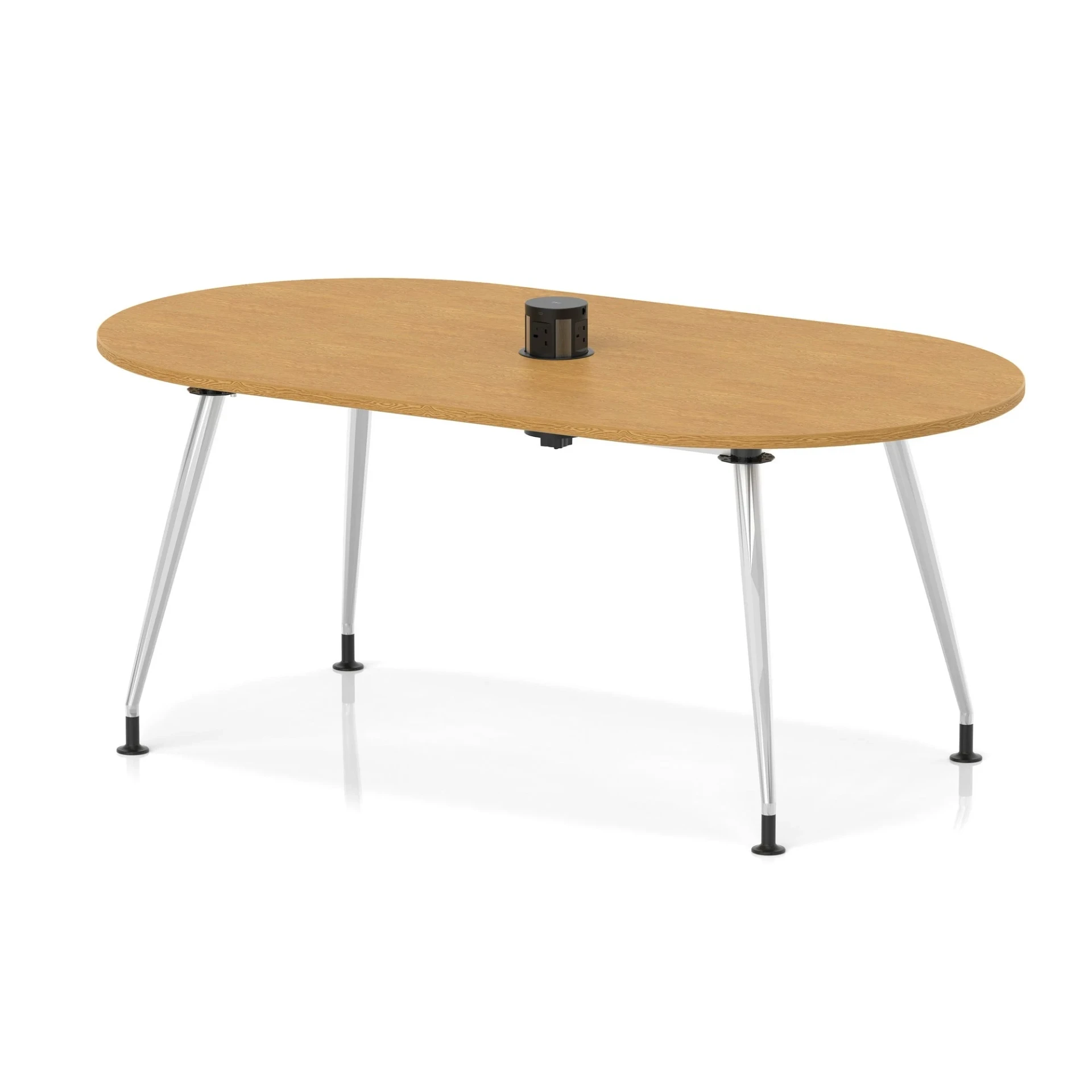 Impulse Leg Frame D-End Boardroom Meeting Table