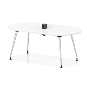Impulse Leg Frame D-End Boardroom Meeting Table