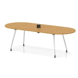 Impulse Leg Frame D-End Boardroom Meeting Table