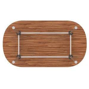 Impulse Leg Frame D-End Boardroom Meeting Table